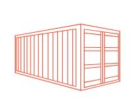 Medium Storage Unit (40' Container) Warehouse Node